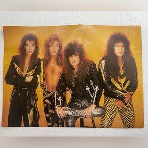 Vintage 80s Stryper pinup